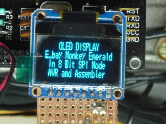 SSD1306 OLED display