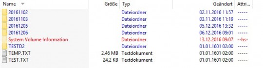 FAT32 Merkwürdigkeit