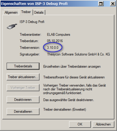 ISP-3 Driver "not migrated" after recent WIN10 64-bit update, help!