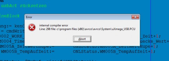 FehlerCompiler USB