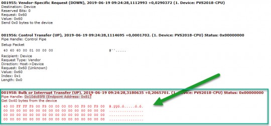 USB Analyser und 5.10.04