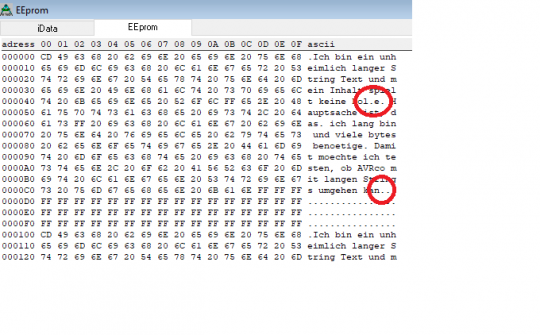 Probleme mit langen Strings im EEProm