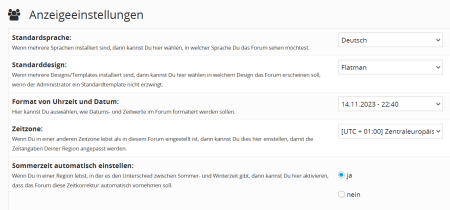 Neues Forum und dessen Fehler