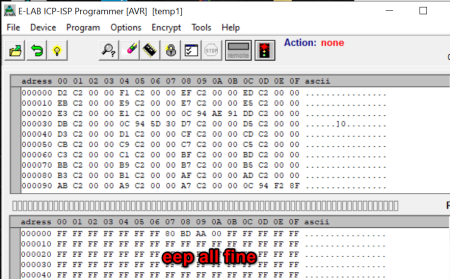 Problem programming XMega128A1U